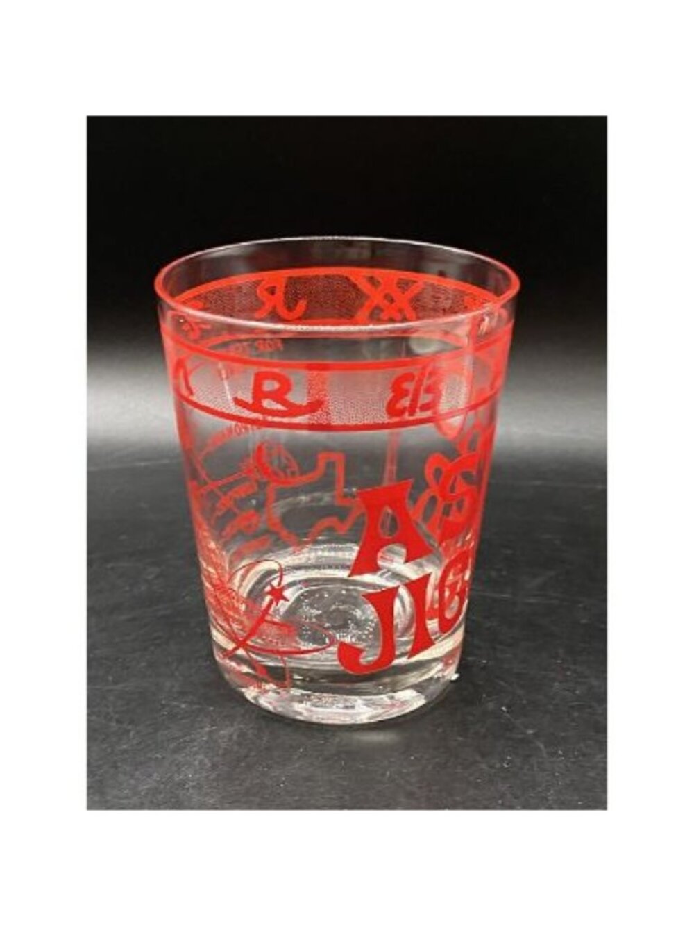 Libbey Astro Jigger Houston Texas Astrodome Western Brands High Ball Glass